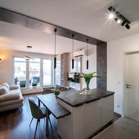 Appartement Rooftop 6ppl Free Parking Boedapest